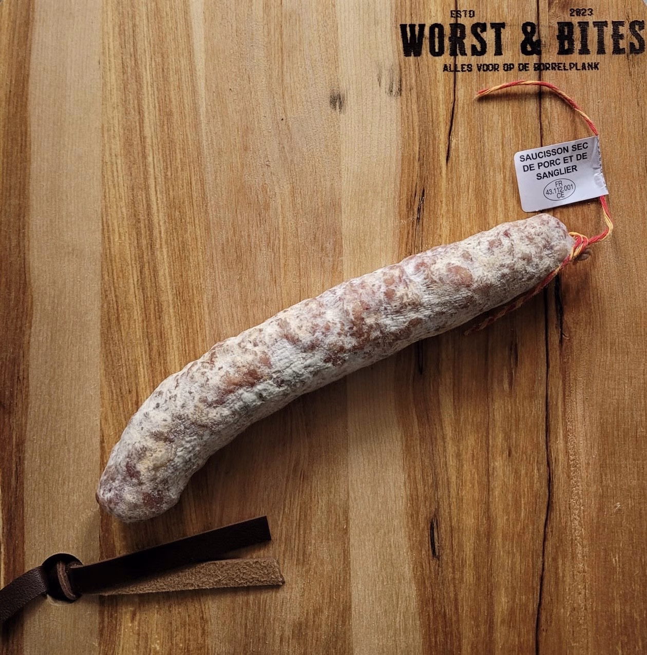 Franse worst van wild zwijn