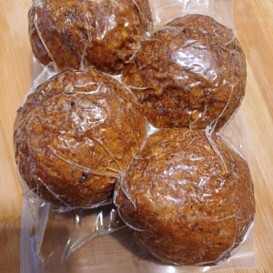 Gehaktballen per 4 verpakt 180 gram pst.