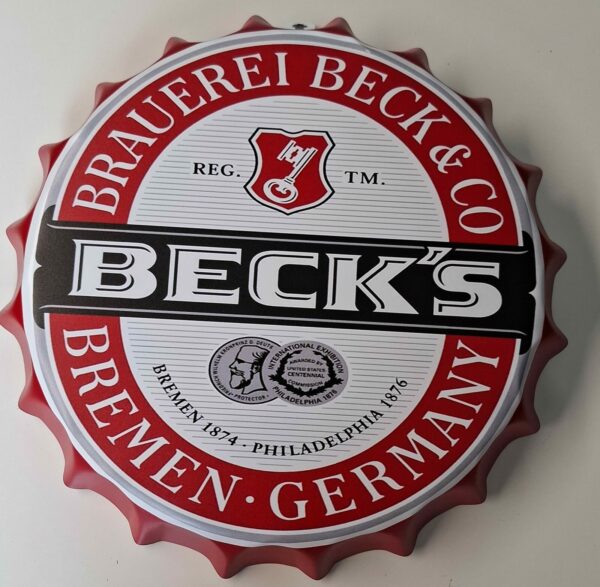 bierdop beck's 30 cm
